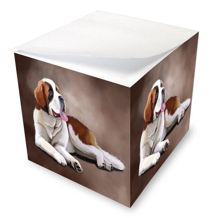 Saint Bernard Dog Note Cube