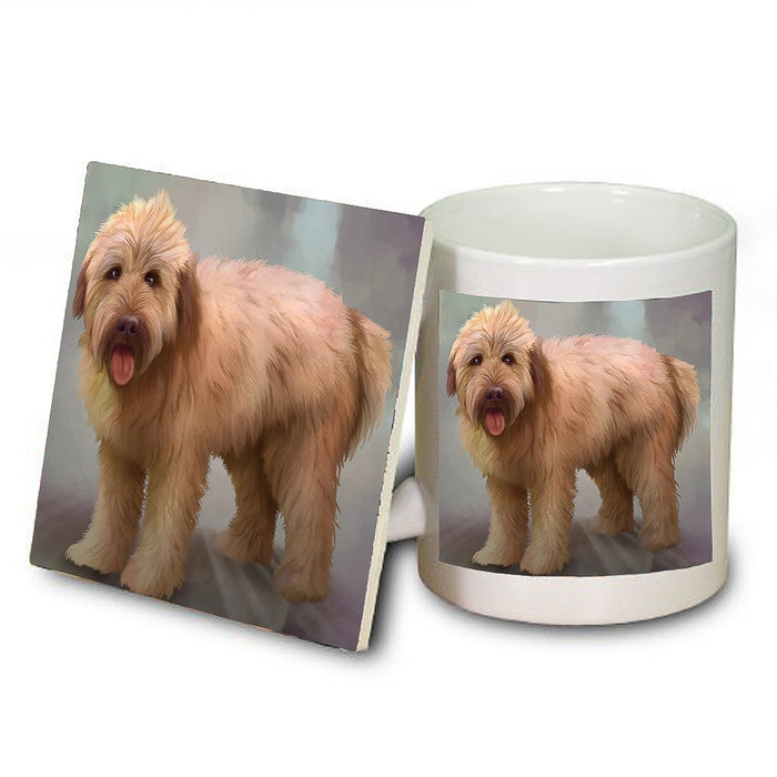 Wheaten Terrier Dog Mug and Coaster Set