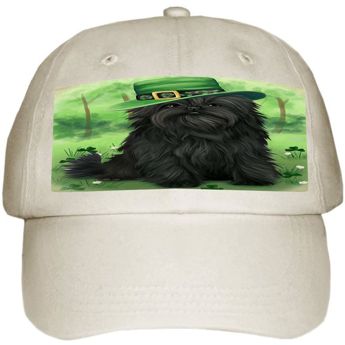 St. Patricks Day Irish Portrait Affenpinscher Dog Ball Hat Cap HAT49062