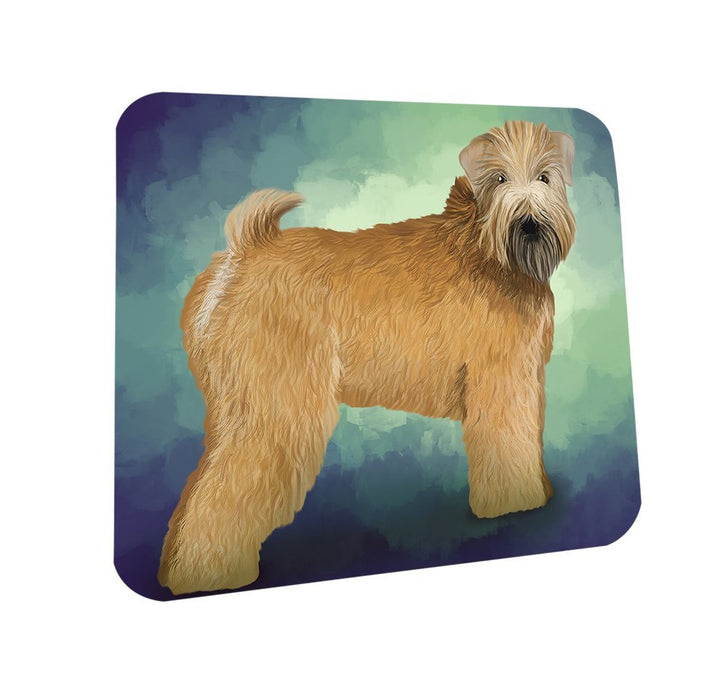 Wheaten Terrier Dog Coasters Set of 4