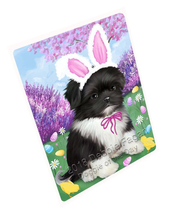 Shih Tzu Dog Easter Holiday Tempered Cutting Board C52080