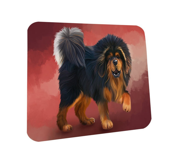 Tibetan Mastiff Dog Coasters Set of 4