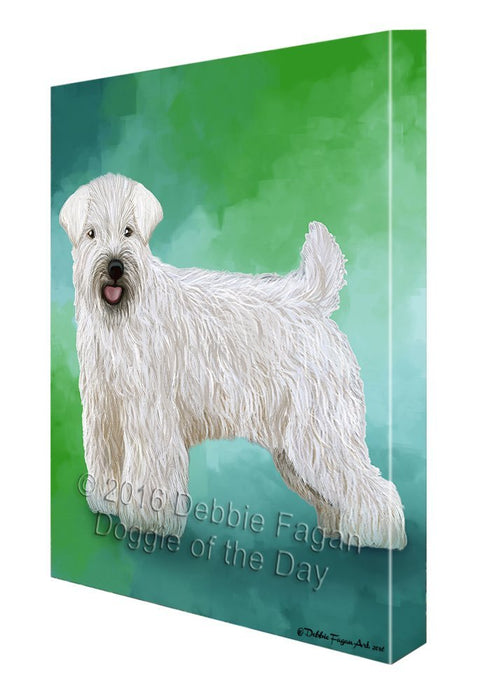 Wheaten Terrier Dog Canvas Wall Art