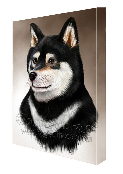 Shiba Inus Dog Art Portrait Print Canvas
