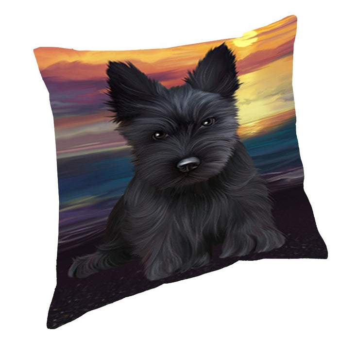 Scottish Terriers Dog Throw Pillow D557