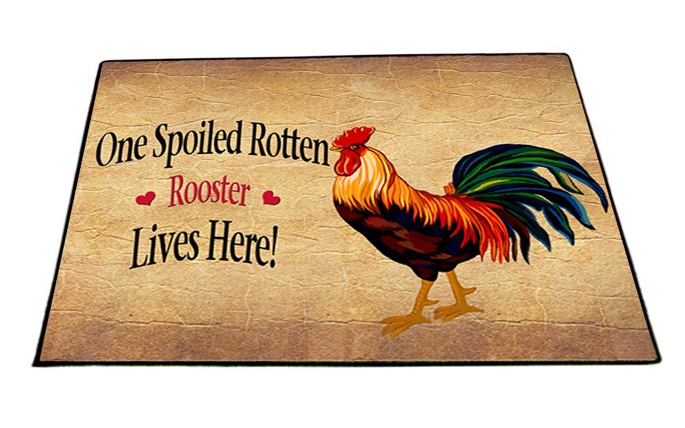 Spoiled Rotten Rooster Indoor/Outdoor Floormat