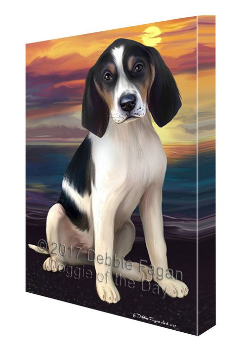 Treeing Walker Coonhound Dog Wall Art Canvas CV225