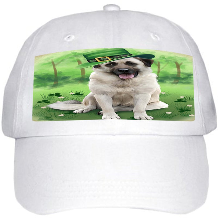 St. Patricks Day Irish Portrait Anatolian Shepherd Dog Ball Hat Cap HAT49092
