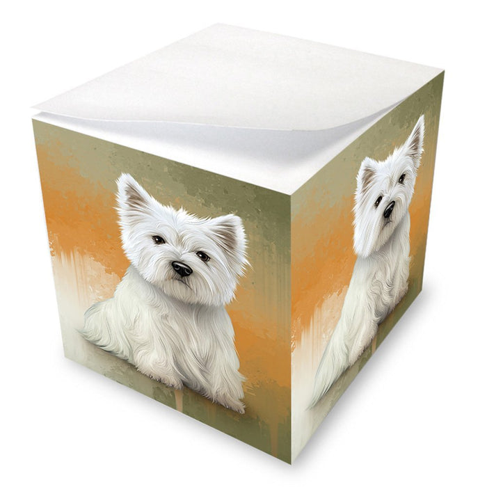 West Highland White Terrier Dog Note Cube NOC48374