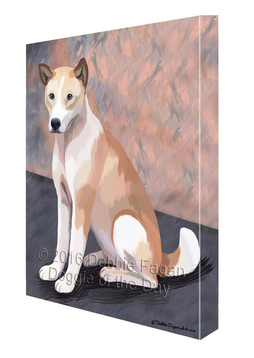 Telomian Dog Painting Printed on Canvas Wall Art