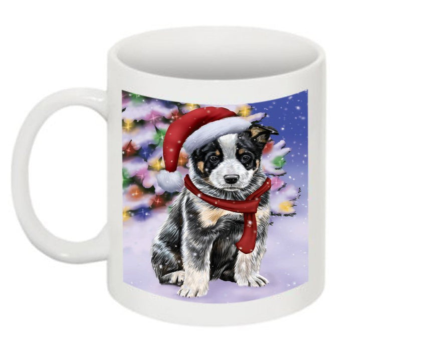 Winter Wonderland Australian Cattle Dog Christmas Mug CMG0564