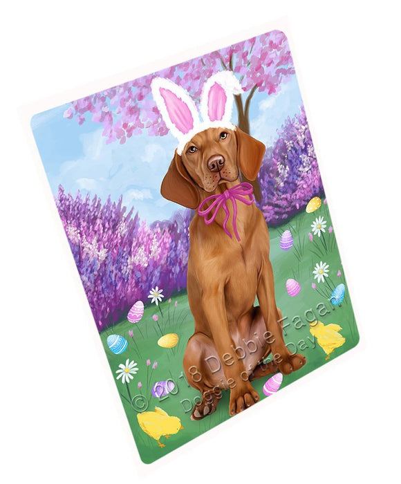 Vizsla Dog Easter Holiday Tempered Cutting Board C52134