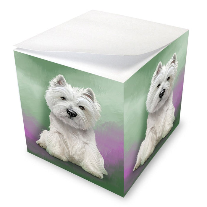 West Highland White Terrier Dog Note Cube NOC48372