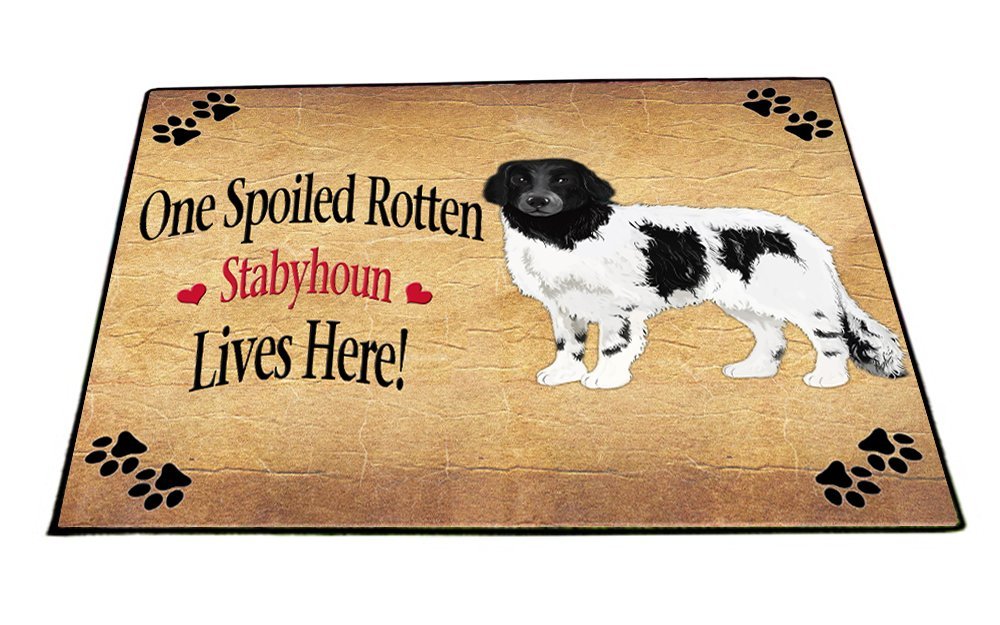 Spoiled Rotten Stabyhoun Dog Indoor/Outdoor Floormat