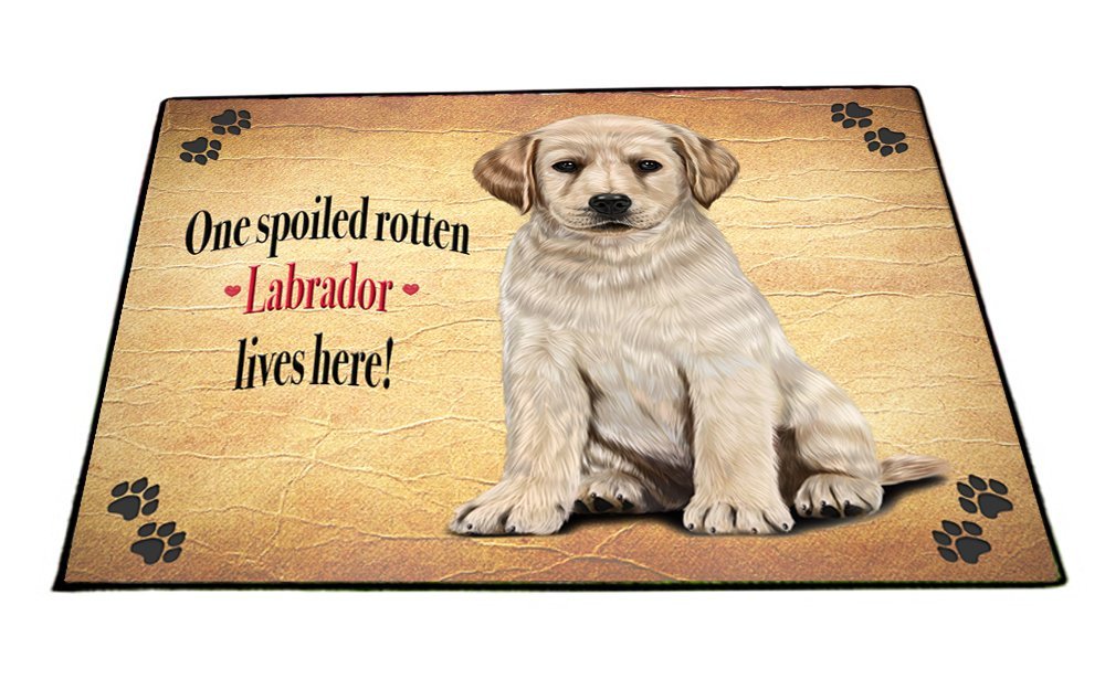 Spoiled Rotten Labrador Dog Floormat