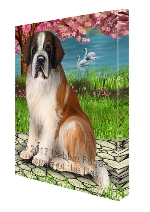 Saint Bernard Dog Wall Art Canvas CV209