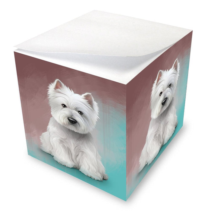 West Highland White Terrier Dog Note Cube NOC48371