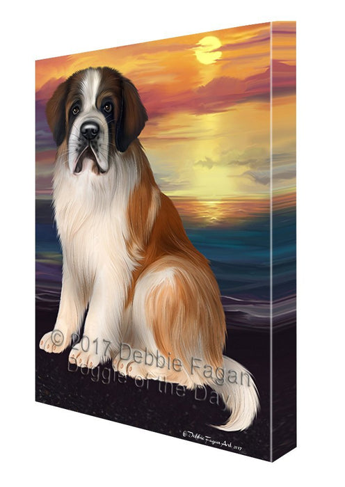 Saint Bernard Dog Wall Art Canvas CV205