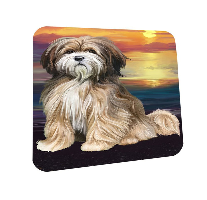 Tibetan Terrier Dog Coasters Set of 4 CST48487