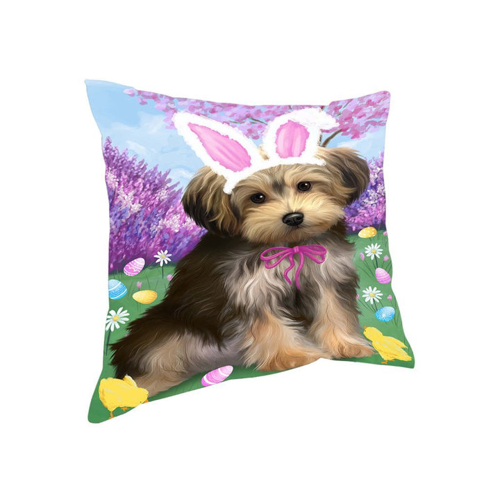 Yorkipoo Dog Easter Holiday Pillow PIL53580