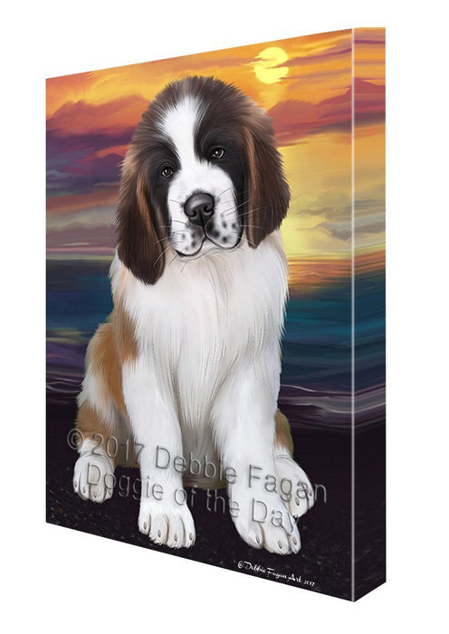 Saint Bernard Dog Wall Art Canvas CV208