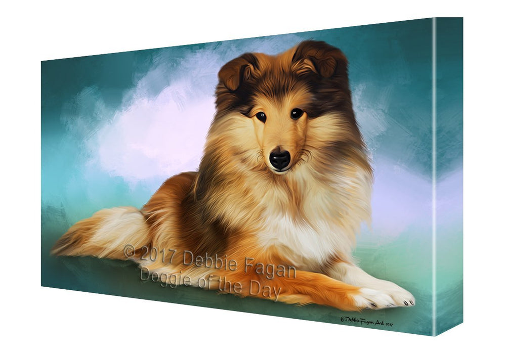 Sheltie Dog Canvas Wall Art D112