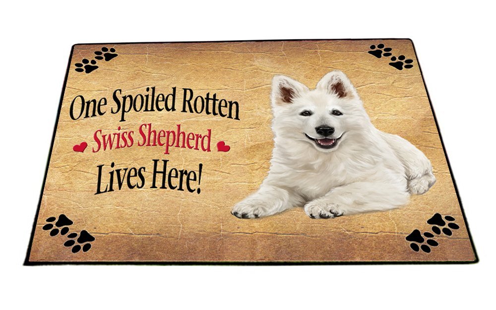 Spoiled Rotten Swiss Shepherd Dog Indoor/Outdoor Floormat