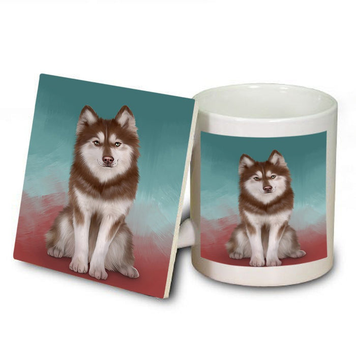 Siberian Husky Dog Mug and Coaster Set MUC48357