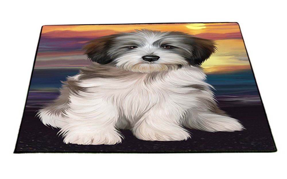Tibetan Terrier Dog Floormat FLMS49182