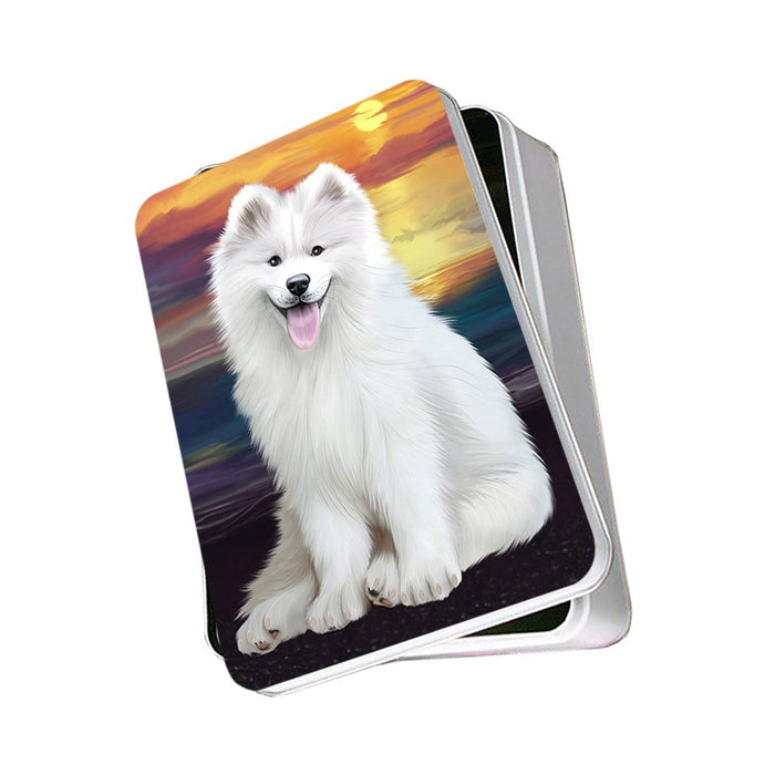 Samoyed Dog Photo Storage Tin PITN48522