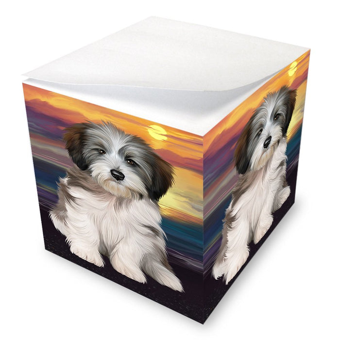 Tibetan Terrier Dog Note Cube NOC48530