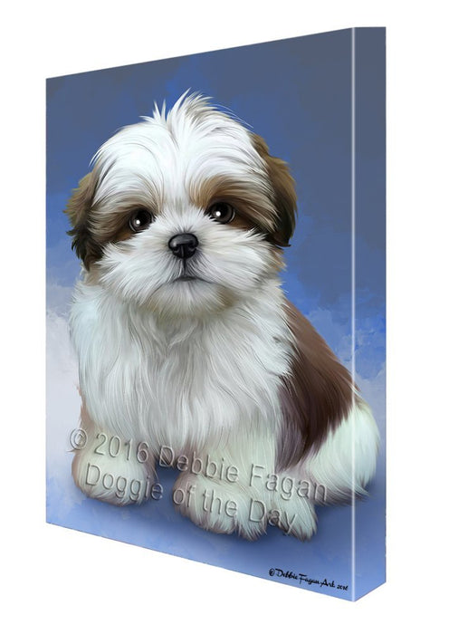 Shih Tzu Dog Canvas Wall Art