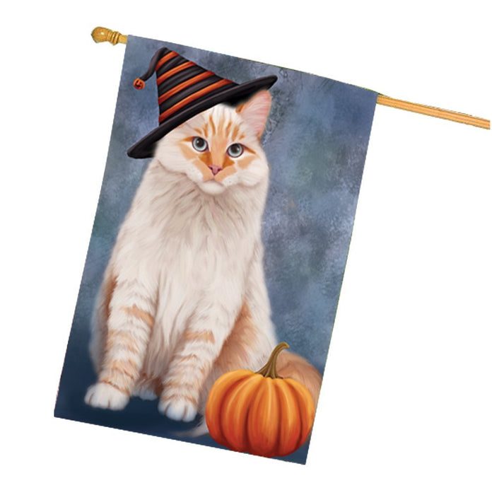 Siberian Red Cat House Flag