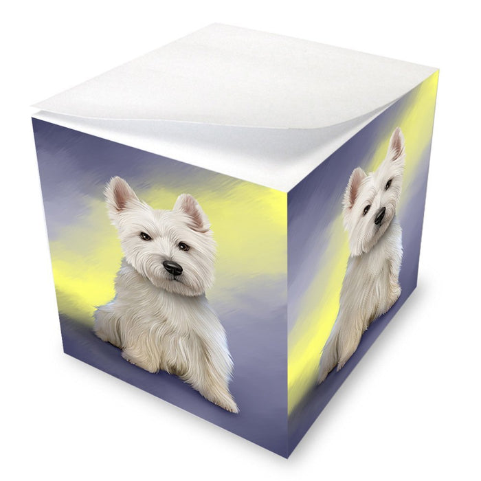 West Highland White Terrier Dog Note Cube NOC48373