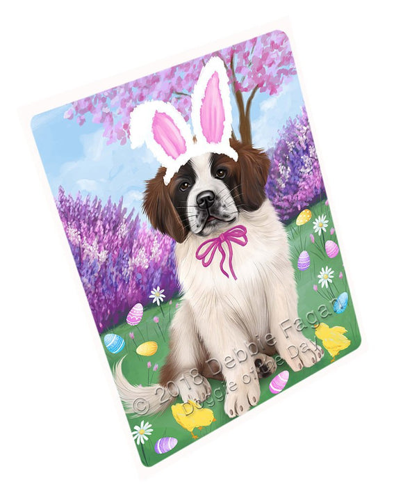 Saint Bernard Dog Easter Holiday Large Refrigerator / Dishwasher Magnet RMAG55986