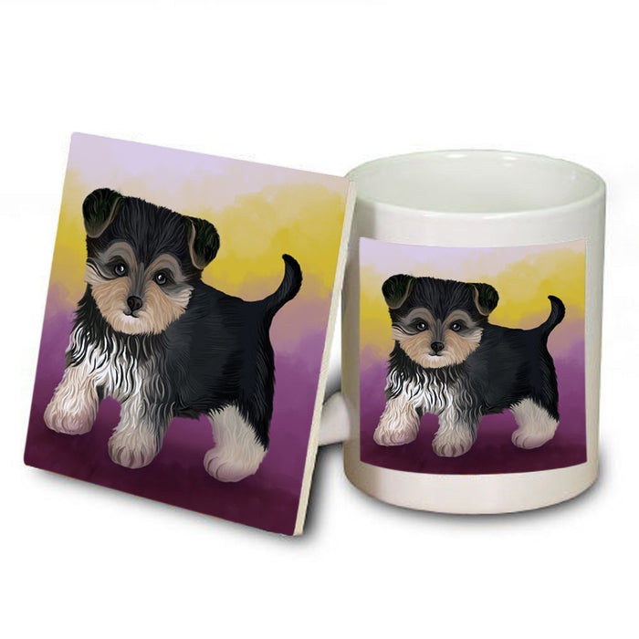 Yorkipoo Dog Mug and Coaster Set