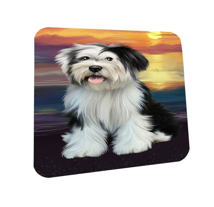 Tibetan Terrier Dog Coasters Set of 4 CST48491