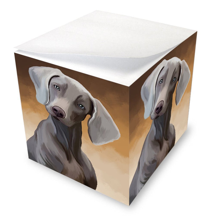 Weimaraner Dog Note Cube