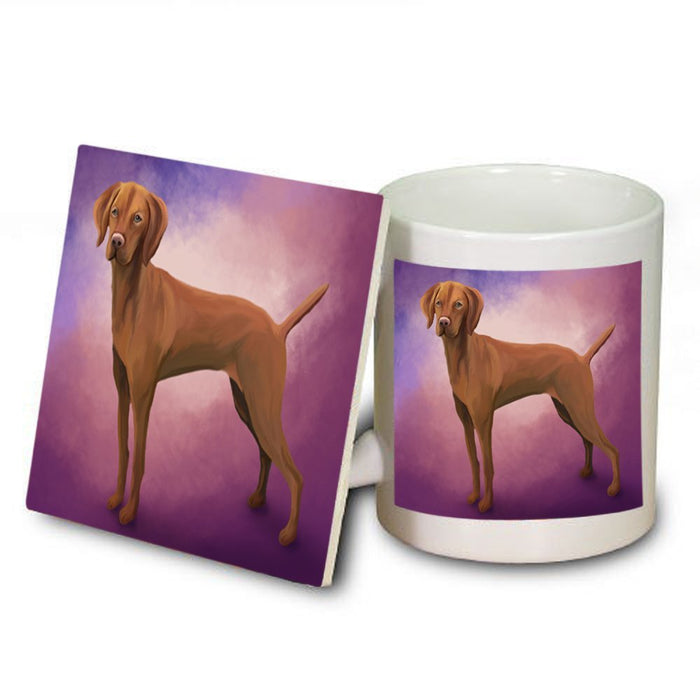 Vizsla Dog Mug and Coaster Set