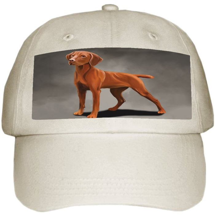 Vizsla Dog Ball Hat Cap Off White