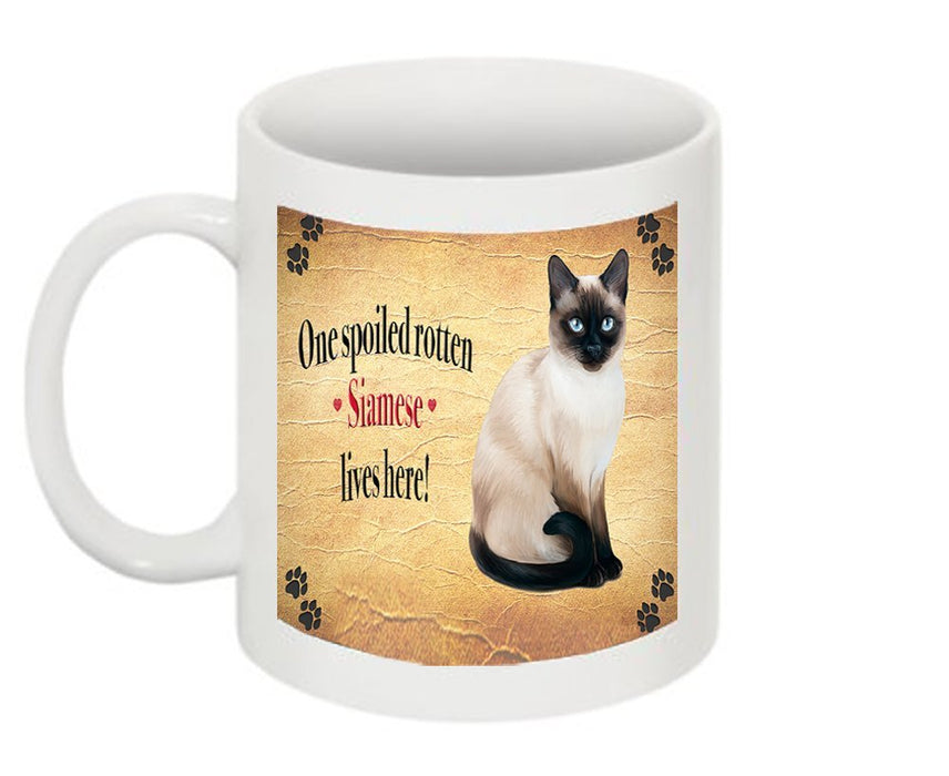 Siamese Spoiled Rotten Cat Mug