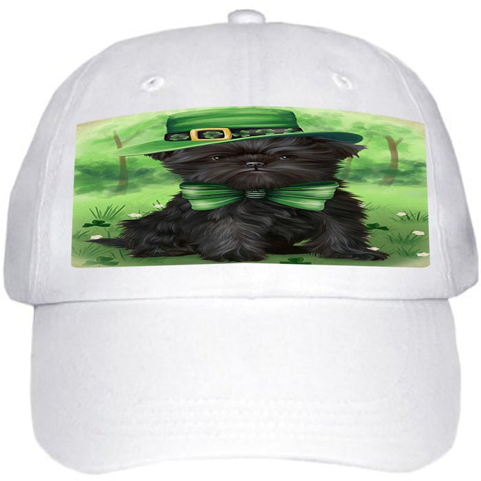 St. Patricks Day Irish Portrait Affenpinscher Dog Ball Hat Cap HAT49068