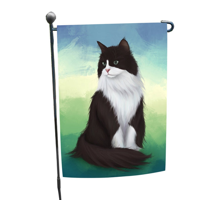 Tuxedo Cat Garden Flag
