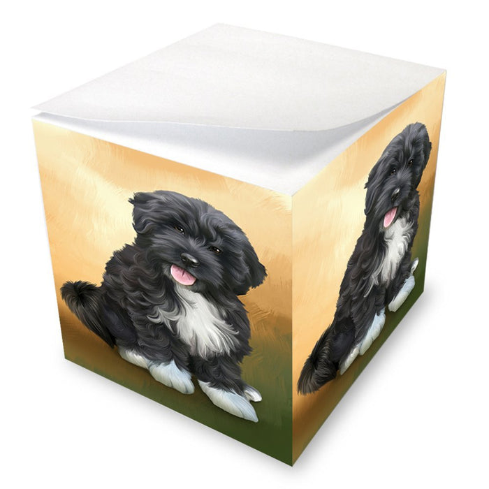 Tibetan Terrier Dog Note Cube