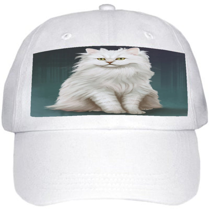 Tiffany Cat Ball Hat Cap Off White