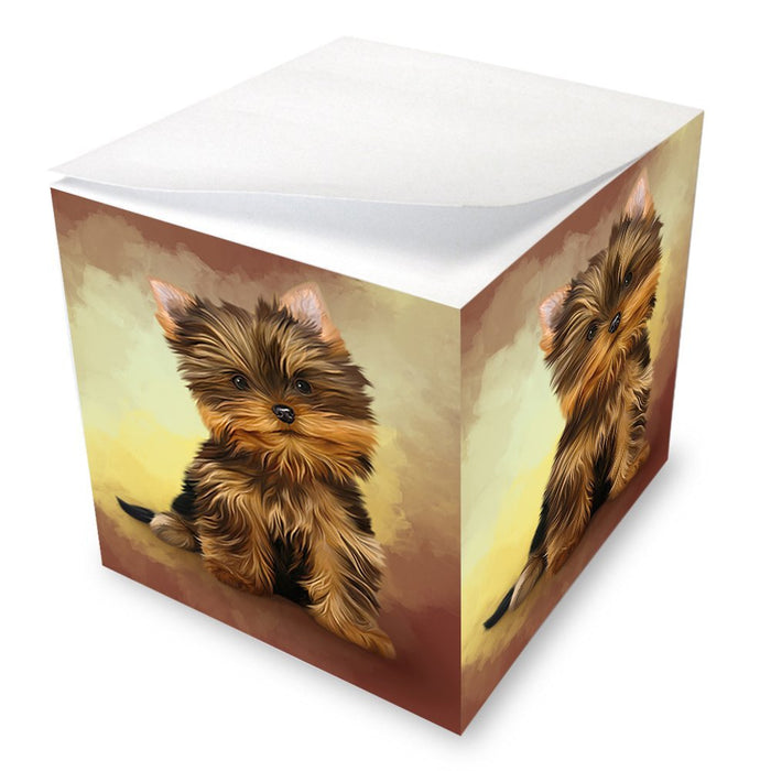 Yorkshire Terrier Dog Note Cube