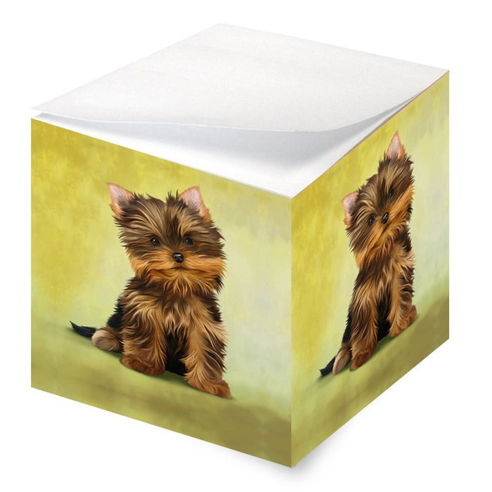 Yorkshire Terrier Dog Note Cube