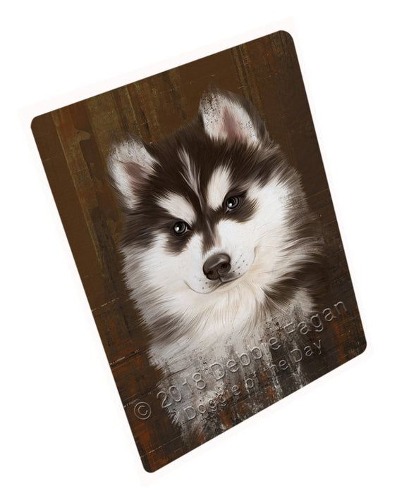 Rustic Siberian Husky Dog Magnet Mini (3.5" x 2") MAG48807