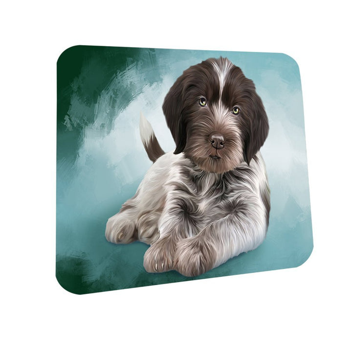 Wirehaired Pointing Griffon Dog Coasters Set of 4