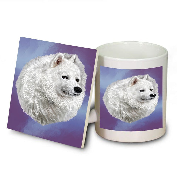 Samoyed Dog Mug and Coaster Set MUC48088